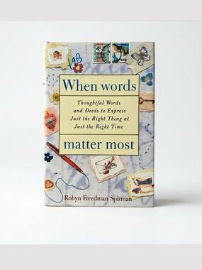 Gift Book-Hardback “When Words Matter Most”